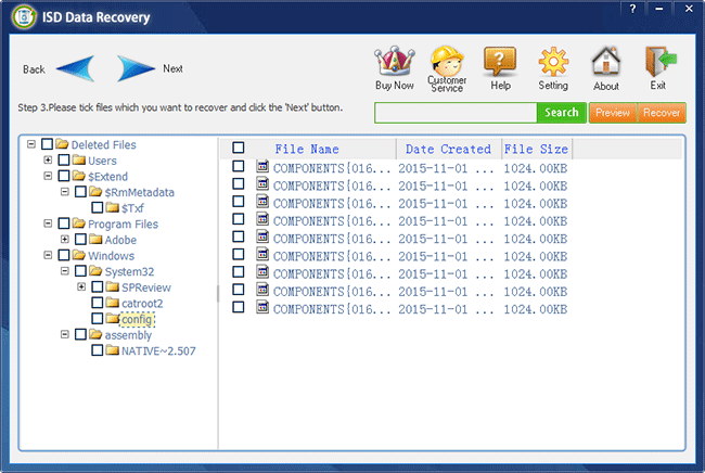 Recover Deleted Files